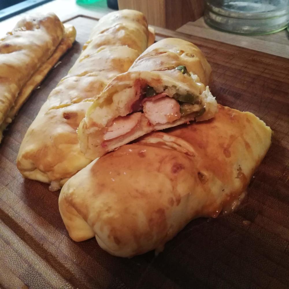 Knuspriges BBQ-Baguette