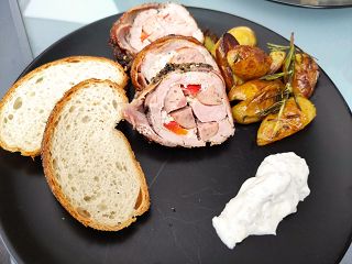 Gefuelltes Schweinefilet MecksBBQ
